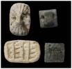 Ancient art  Lot: stone and faience stamp seals with handle, Egypt, 2nd.... 92.50 US$  +  46.25 US$ shipping