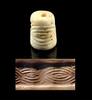 Ancient art Early Mesopotamian stone Cylinder seal, Jemdet Nasr, 3300-2900 BC -