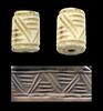 Ancient art High quality Mesopotamian Marble Cylinder seal, 3300-2900 BC -