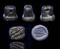 Ancient art Impressive early stamp seal, West Mesopotamian, 4th.-3th. mill. BC -
