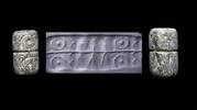 Ancient art Large / thick pre-Dynastic stone cylinder seal, 4th. mill. BC -