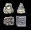 Ancient art Large early stamp seal, West Mesopotamian, 4th.-3th. mill. BC -