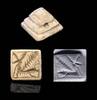 Ancient art Fine large Pyramidal stamp seal, West Mesopotamia, 1st. mill. BC -