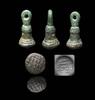 Ancient art Tall bronze stamp seal, Mesopotamia / Western Asia, 2nd. mill. BC -