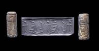 Ancient art Fine quality early Pre-Dynastic cylinder seal, West Mesopotamian -