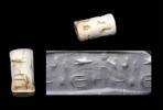 Ancient art Rare bone seal North-Western Mesopotamia, 3rd/2nd. mill. BC -