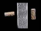 Ancient art Lovely Cylinder red stone seal, Mesopotamia / Anatolia, 3rd. mill. BC -