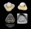 Ancient art Large early West Mesopotamian triangular stamp seal 3rd. millenium BC -