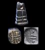 Ancient art Rare large amulet seal carved as a tower, Mesopotamia, 2nd. mill. BC -
