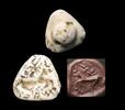 Ancient art Huge triangular West-Mesopotamian stamp seal, 3rd. millenium BC -