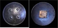 Medieval & later artifacts Islamic Indo-Persian or Mughal Silver Inlaid Steel Shield Dhal -