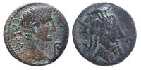 Ancient coins SYRTICA, Sabratha. Augustus. 27 BC-AD 14. Ã As (25mm, 8,80 gr) -