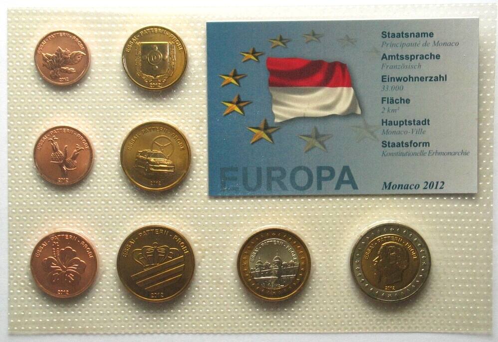 Europroben MONACO Euro Pattern set 2012 ESSAI - PATTERN - PROBE BU | MA ...