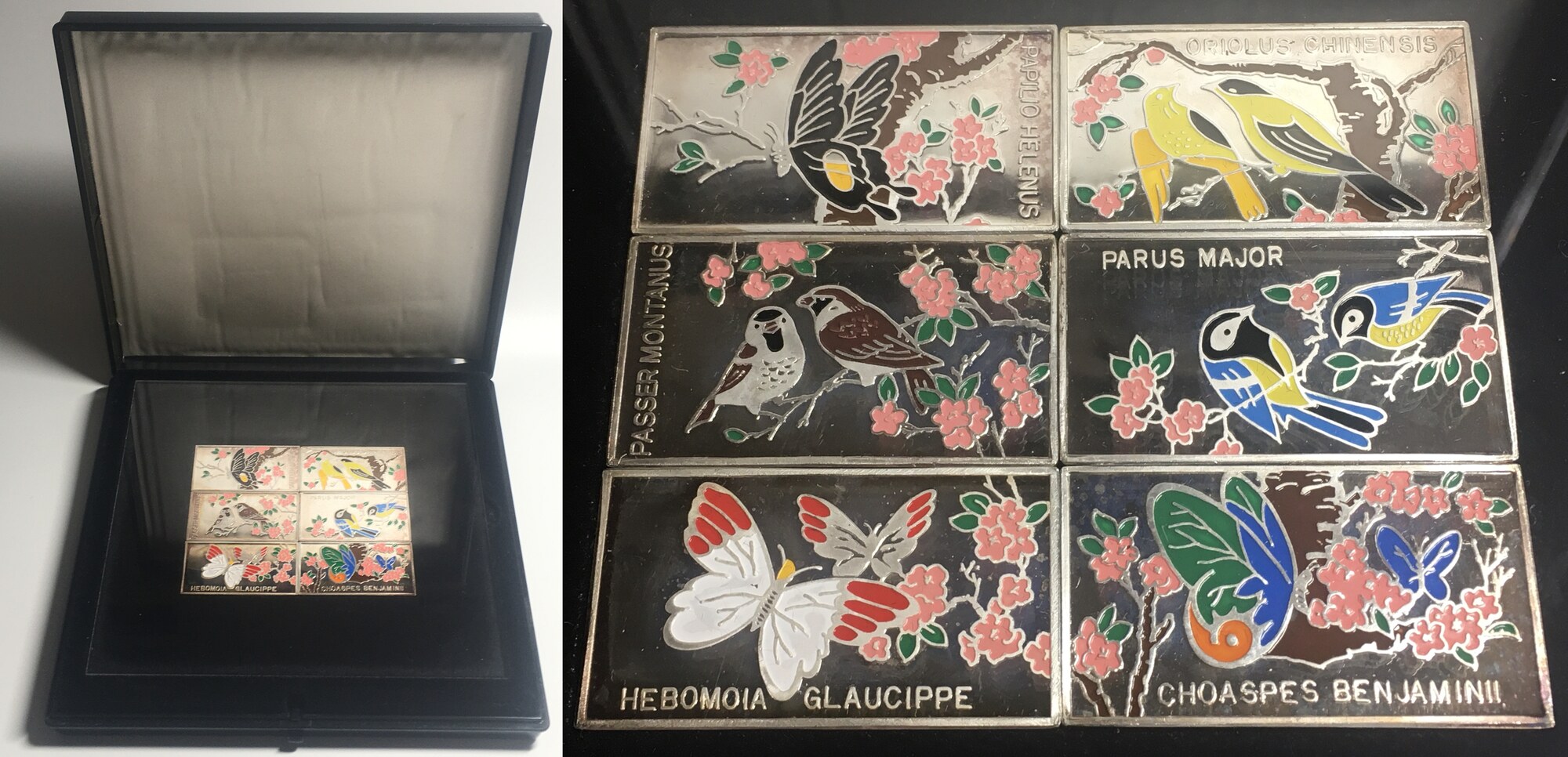 Nordkorea NORTH KOREA Set 6 x 250 Won 1998 FAUNA silver COLORED Proof, RRR!!! | MA-Shops