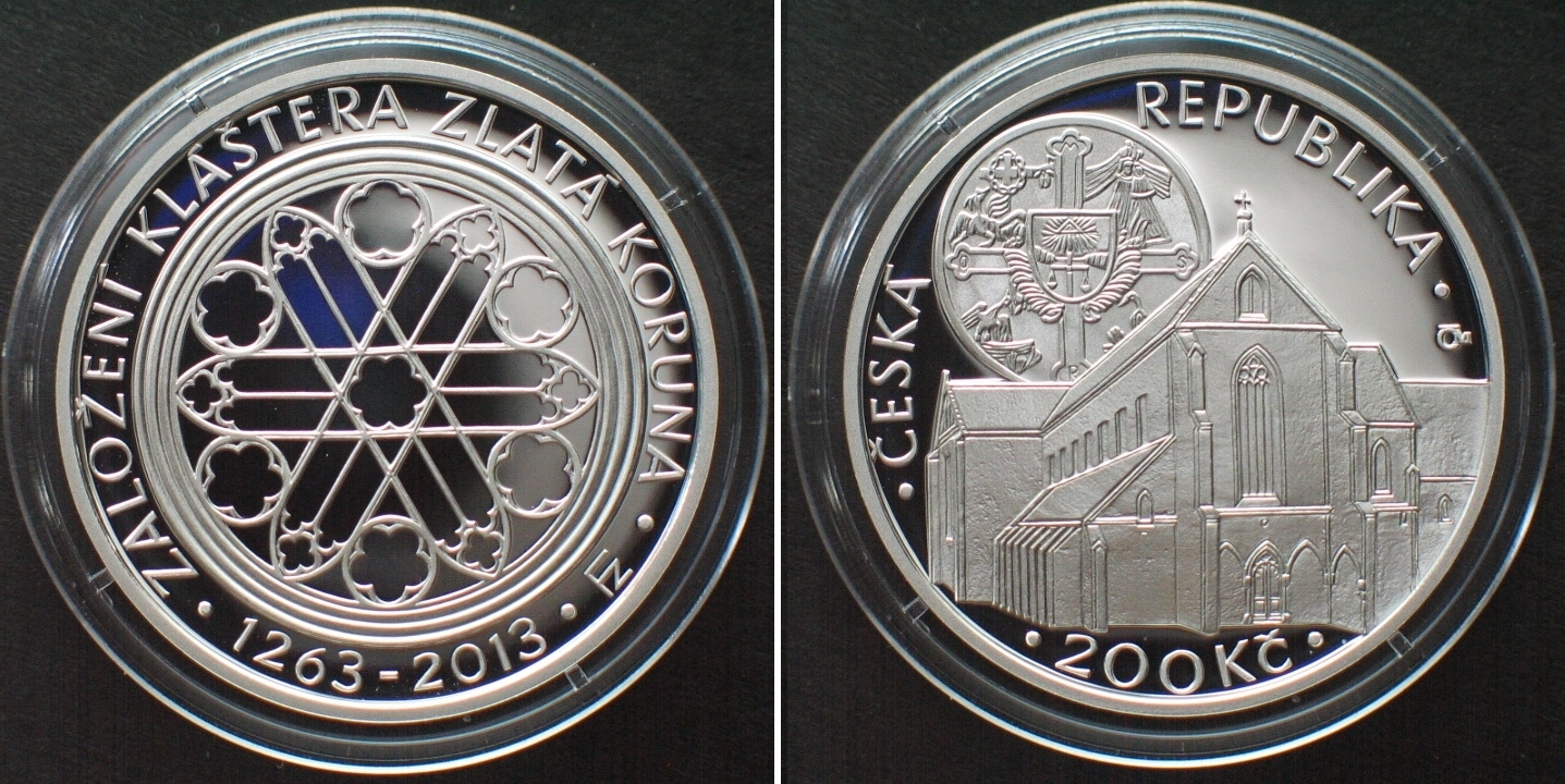 Tschechische Republik Kronen CZECH REPUBLIC. 200 Korun 2013, Zlata