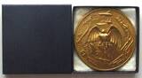 Vereinigte Staaten von Amerika - Medaillen 15 1981 MAN & HIS FLYING MACHINE MEDALLIC ART CALENDAR MEDALLION by MARCEL JOVINE UNC