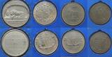Schweiz - Medaillen 1860 A bulk of 8 old museum copies from a 19th century Swiss coin cabinet UNC-