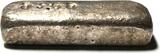 BURMA. Silver Ingot 53.65g, about 1900, VERY RARE!!! EF