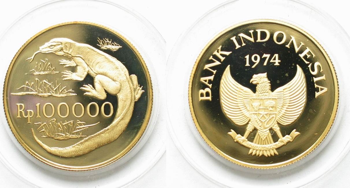 インドネシア Rp 10000 バビルサ 記念銀貨+coa INDONESIA. 10000 Rupiah, 1970. Paris Mint. NGC PROOF-68