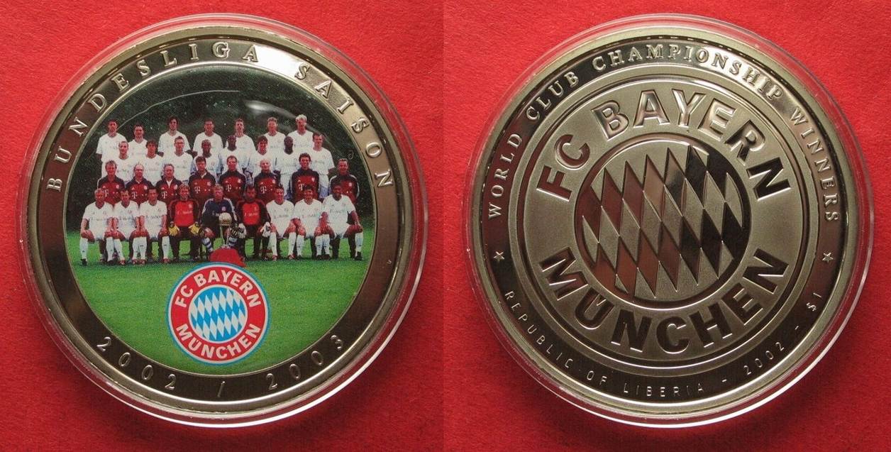 Купить монеты fc. Монета футбол Бавария 2000. Монета футбол Бавария 1965. Цветные монеты. FC Bayern 2002.