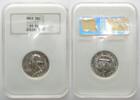 USA 25C QUARTER DOLLAR US 1953 Washington Quarter NGC PF 66 - very old slab -