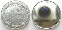 Frankreich - Jetons CONCHON QUINETTE CLERMONT-FERRAND Advert token ca.1930 Alu w. looking glass 48mm -