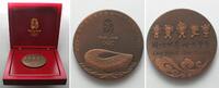 China - Medaillen BEIJING 2008 SUMMER OLYMPICS Participation Medal bronze 55mm -