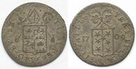 Schweiz - Wallis Swiss VALAIS Sitten Batzen 1709 FRANZ JOSEPH SUPERSAXO billon AU! -