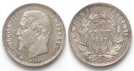 Frankreich FRANCE 50 Centimes 1857 A NAPOLEON III silver UNC!!! -