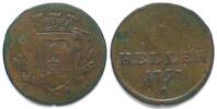 Augsburg AUGSBURG City 1 Heller 1797 copper VF -