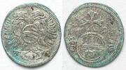 Haus Habsburg AUSTRIA 3 Pfennig 1667 Oppeln mint LEOPOLD I silver AU! -