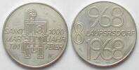 Schweiz - Medaillen LAUPERSDORF 1968 SANKT MARTIN 1000 JAHR FEIER Medaille Silber 33mm -