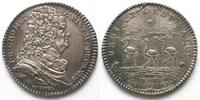 Frankreich - Jetons FRANCE Jeton 1740 Medical School - Dean J. B. CHOMEL silver 28mm AU RARE! -