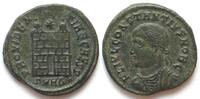 Roman Imperial CONSTANTIUS II 337-361 AE Follis 19mm 324-325 AD Campgate Cyzicus mint -
