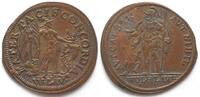 Nürnberger Rechenpfennige WOLF LAUFER 1612-1651 Counter AVT CAESAR AVT NIHIL / CONCORDIA brass 29mm -