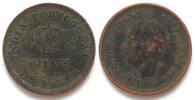 Potugiesisch Indien PORTUGUESE INDIA 1/8 Tanga 1886 LUIS I copper VF+ -