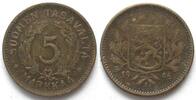 Finnland FINLAND 5 Markkaa 1946 Al-Bro SCARCE! MINT ERROR -