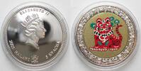Malawi MALAWI 5 Kwacha 2005 Lunar YEAR OF THE TIGER Cu-Ni silvered SCARCE! -
