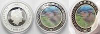 Australien AUSTRALIA 1 Dollar 2007 Lunar YEAR OF THE PIG silver HOLOGRAM Proof -