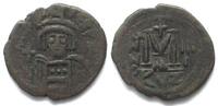 Byzanz HERACLIUS I (610-641). AE Follis, Yr.4 (613/614), Cyzicus mint, 1st officina, VF -