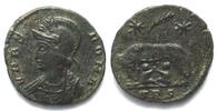 Roman Imperial CITY COMMEMORATIVES (330-346 AD). ROME, AE Centenionalis 333-334, TRS Trier mint -