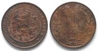 Niederlande NETHERLANDS 1 Cent 1904 WILHELMINA bronze UNC- -