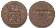 Niederländisch Indien Netherlands East Indies SUMATRA 2 Cents 1839 copper VF -