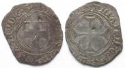 Schweiz - Genf Swiss GENEVA Parpagliola ND Duke CARLO I of Savoy 1482-90 billon VF RARE! -