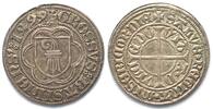 Schweiz - Basel Swiss BASEL City Groschen 1499 (restrike 1901) silver SCARCE! UNC-! -
