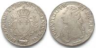 Frankreich FRANCE Ecu of Bearn 1786 Pau (cow) LOUIS XVI edge var. SALUVM silver AU! -