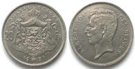 Belgien BELGIUM 20 Francs (QUATRE BELGAS) 1931 Pos. A ALBERT I nickel UNC-! -