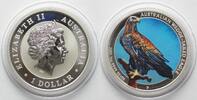 Australien AUSTRALIAN WEDGE-TAILED EAGLE 1 $ 2017 silver 1 oz COLORED -