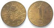 &Ouml;sterreich 1961 AUSTRIA. 1 Schilling 1961, Al-Bro, UNC! unz 23.08 US$16.15 US$  +  40.41 US$ shipping