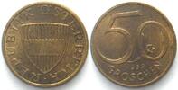 &Ouml;sterreich 1959 AUSTRIA. 50 Groschen 1959, Al-Bro, key date! UNC! unz 26.55 US$18.46 US$  +  40.41 US$ shipping